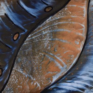 Blue & Bronze